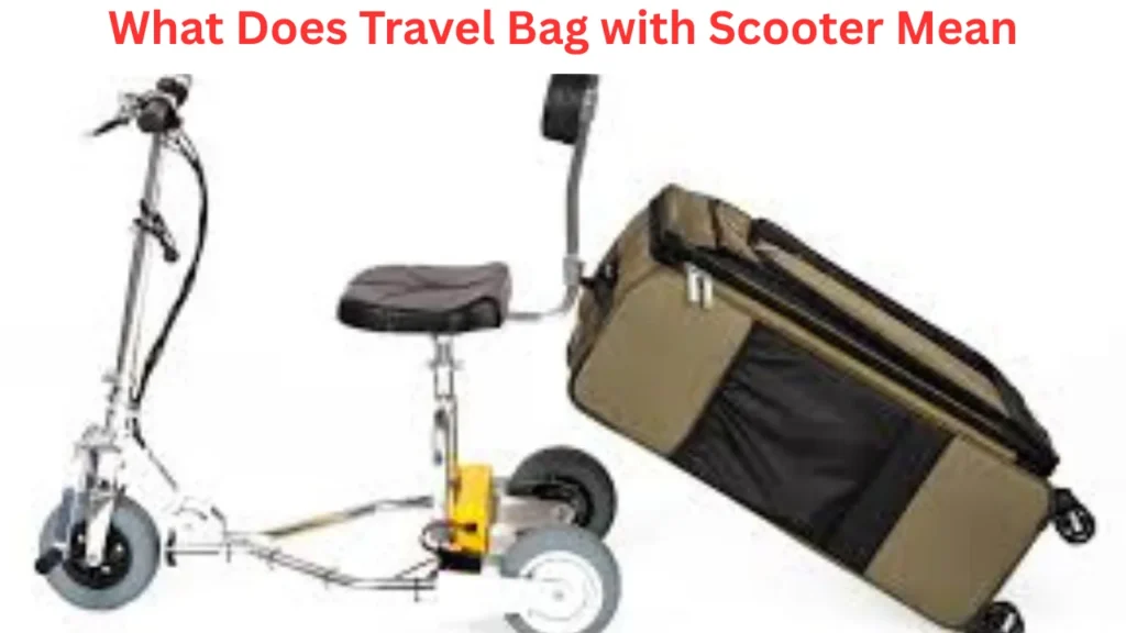 What Does Travel Bag with Scooter Mean